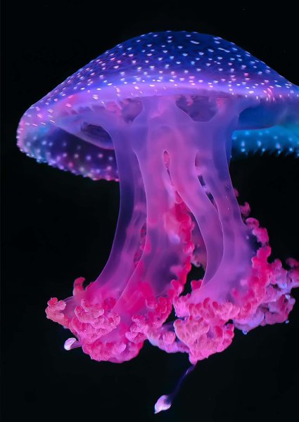 Медуза пелагия ночесветка