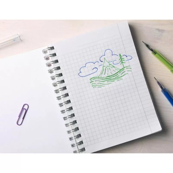 Рисунки ручкой в тетради