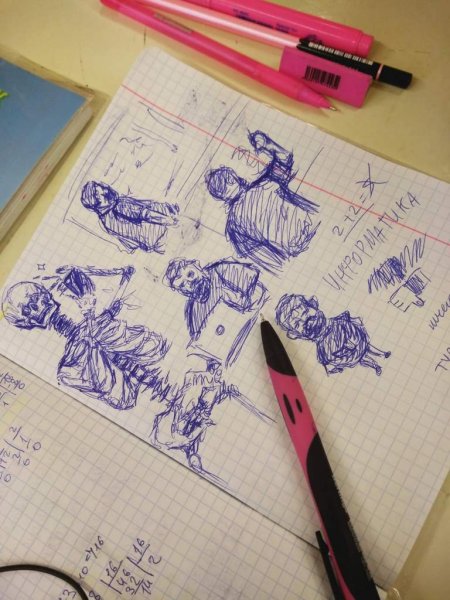 Красивые рисунки в тетради