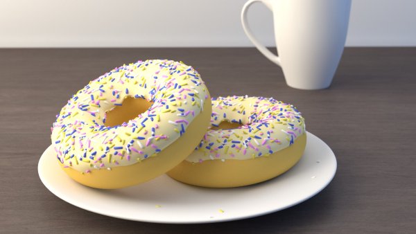 Обои пончики