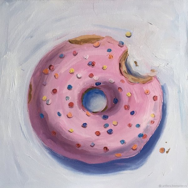 Пончик "клубничный"