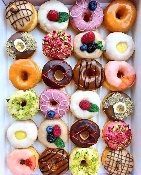 Пончики американские донатсы