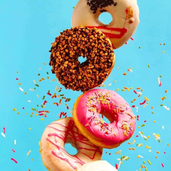 Вкусные пончики