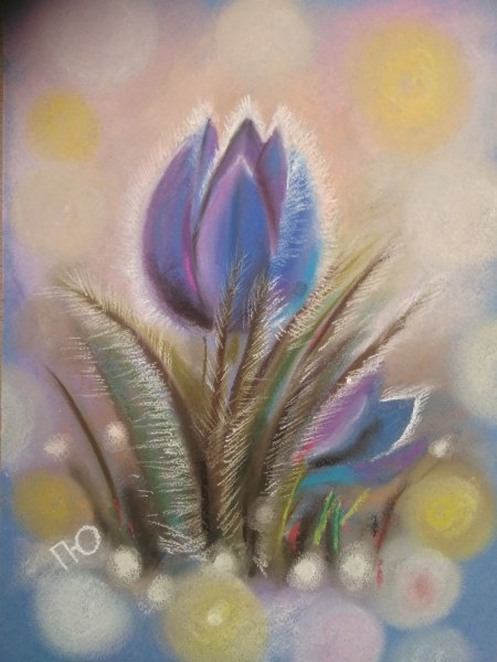 Сухая пастель для рисования