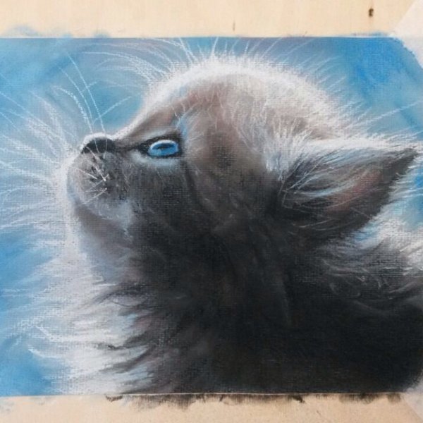 Картины для детей масляной пастелью