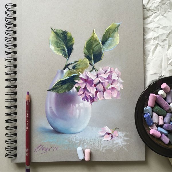 Елена таткина пастель птицы