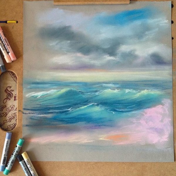 Идеи для рисования сухой пастелью