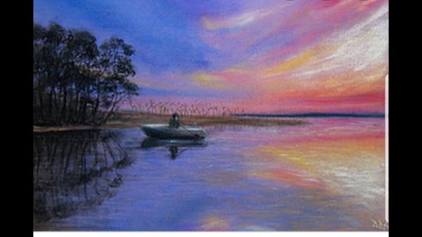 Пейзаж пастелью мастер класс