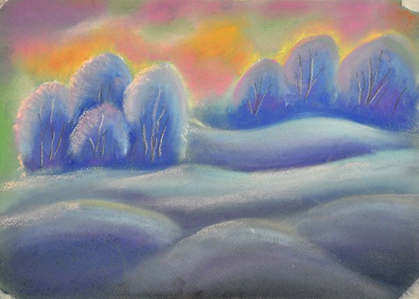 Сухая пастель для рисования