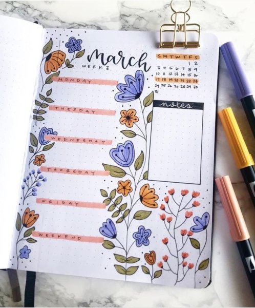 Bullet Journal ежедневник