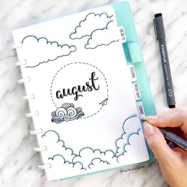 Блокнот буллет джорнал идеи