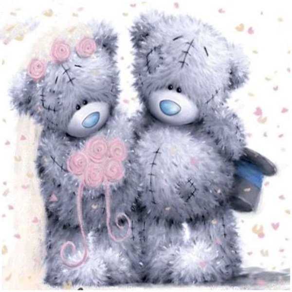 Серый мишка Тедди