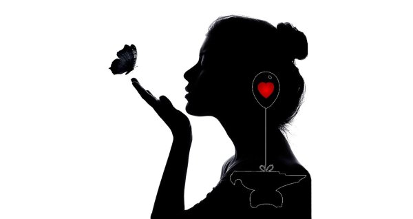 Силуэт девушки