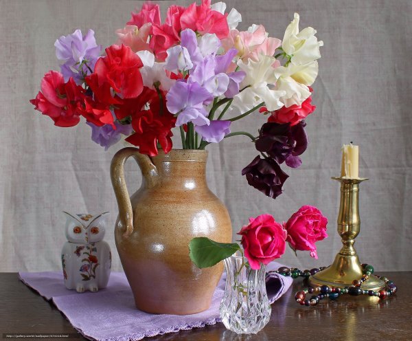 Ваза с цветами