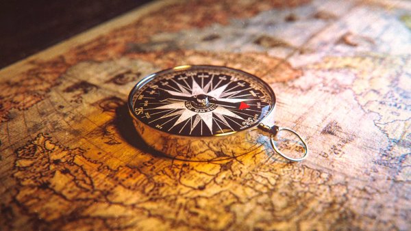 Компас красивый
