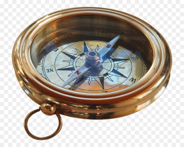 Компас старинный "Север-Юг Бурбонов"