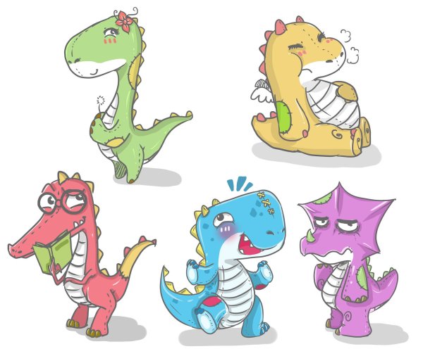 Забавные динозавры