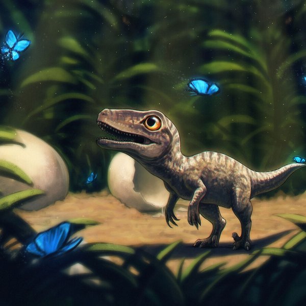 Динозавры фон