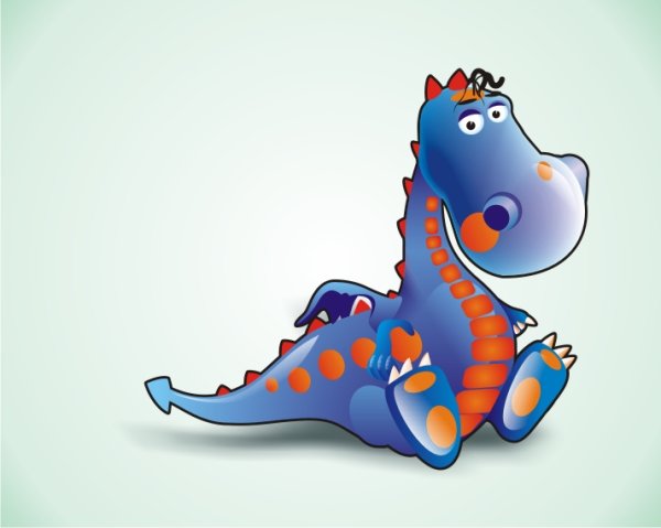 Динозаврики сказочные