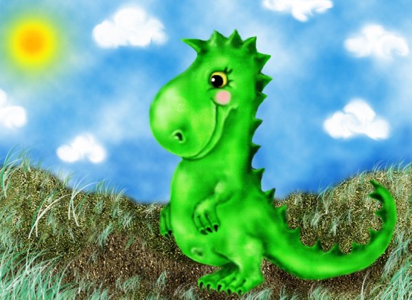 Динозаврики сказочные