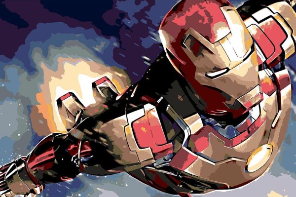 Картина по номерам Iron man