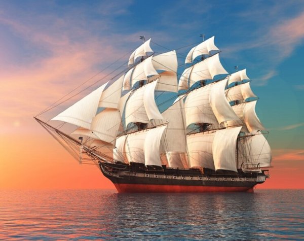 Бригантина парусник