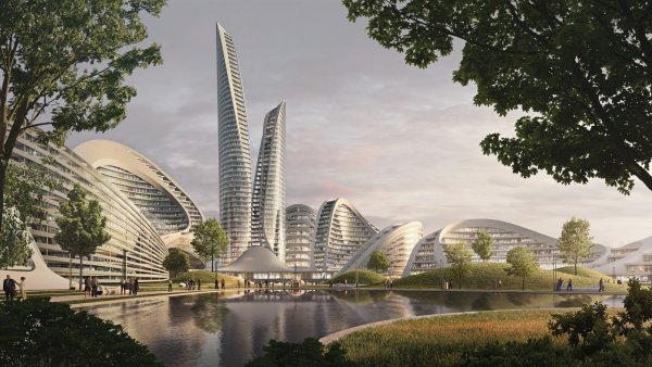 Заха Хадид проекты в Москве Рублево Архангельское