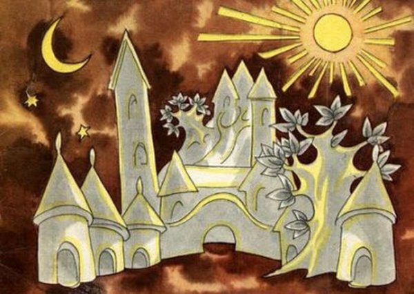 Рисунок к сказке городок в табакерке