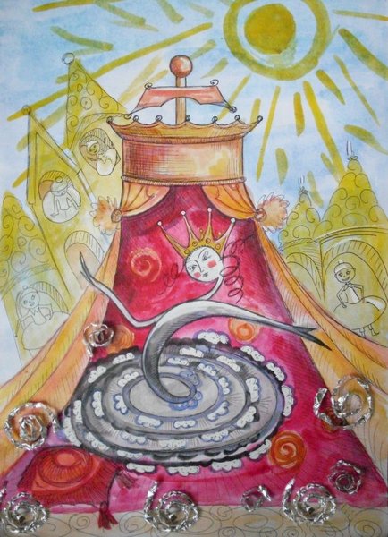 Иллюстрация к сказке городок в табакерке