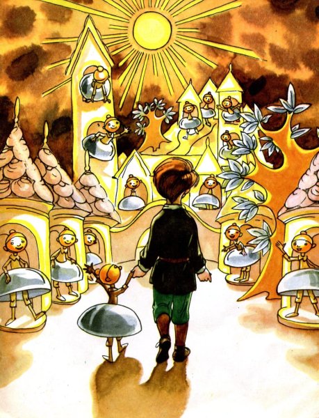 Одоевский городок в табакерке рисунки детей