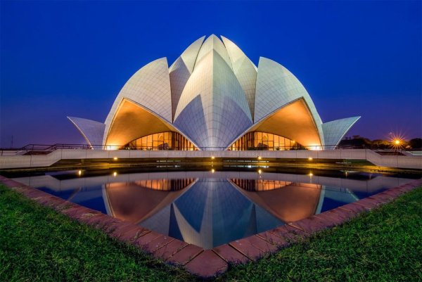 Храм лотоса Дели Индия