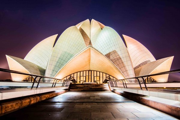 Храм лотоса Дели Индия