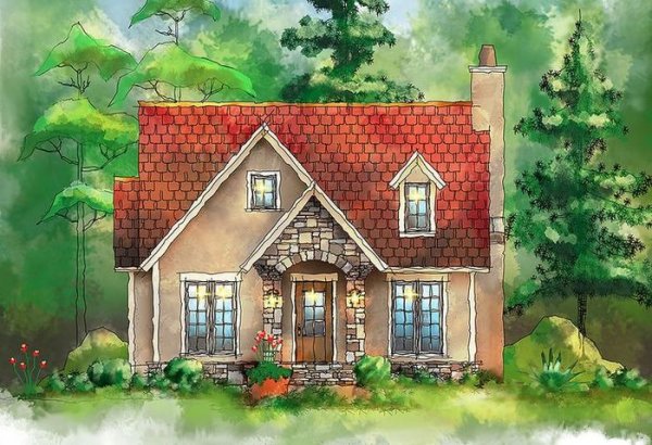 Дом рисунок