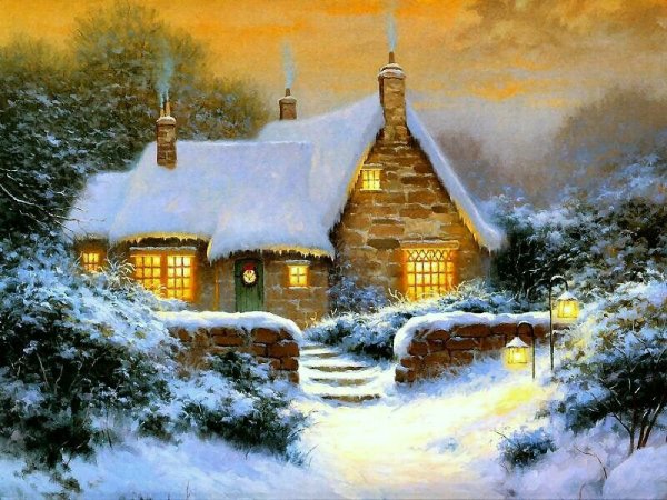 Томас Кинкейд Рождественские домики