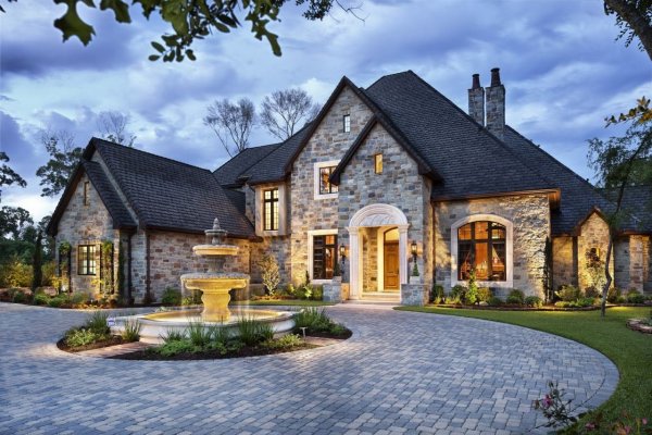 Одноэтажные дома в стиле Тюдор