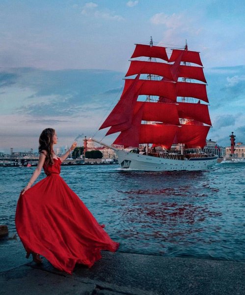 Бриг Алые паруса Грин