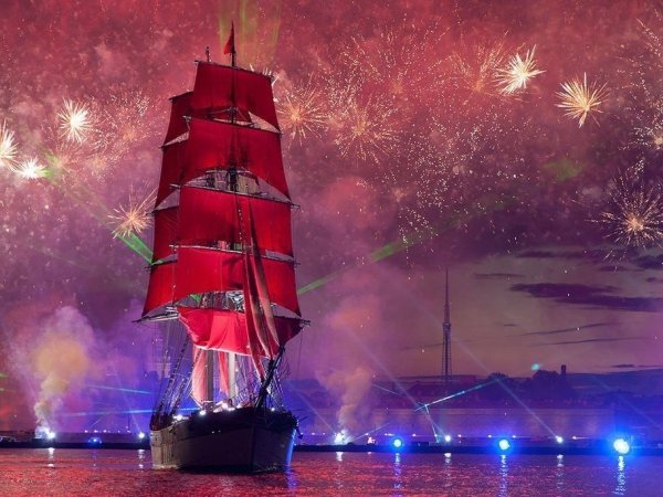 Алые паруса феерия корабль