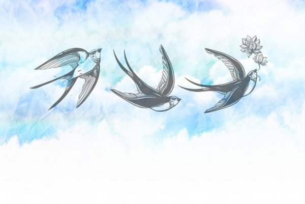 Ласточка абстракция