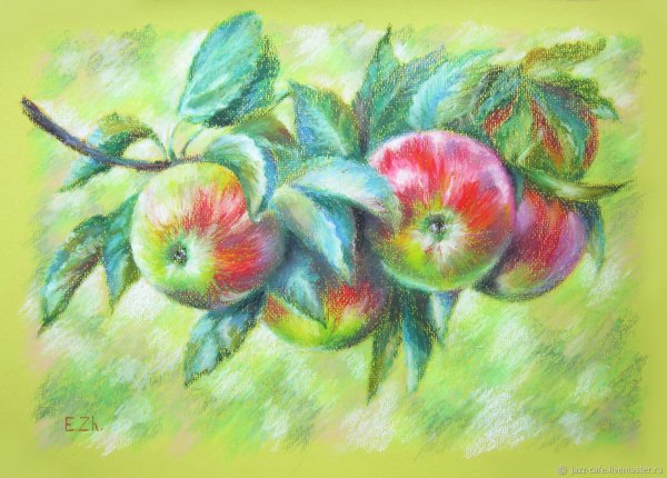 Рисование масляными мелками