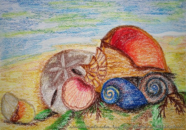 Масляная пастель техника рисования