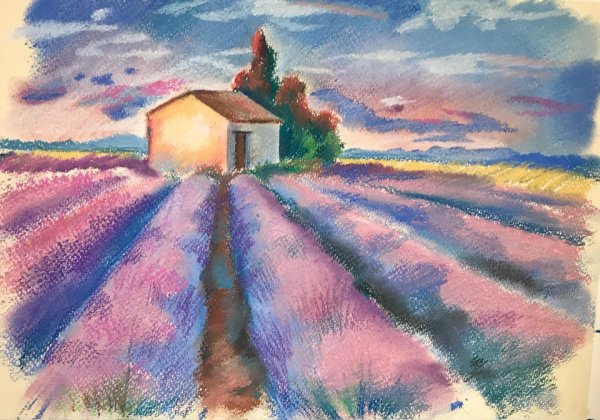 Пейзаж пастелью мастер класс