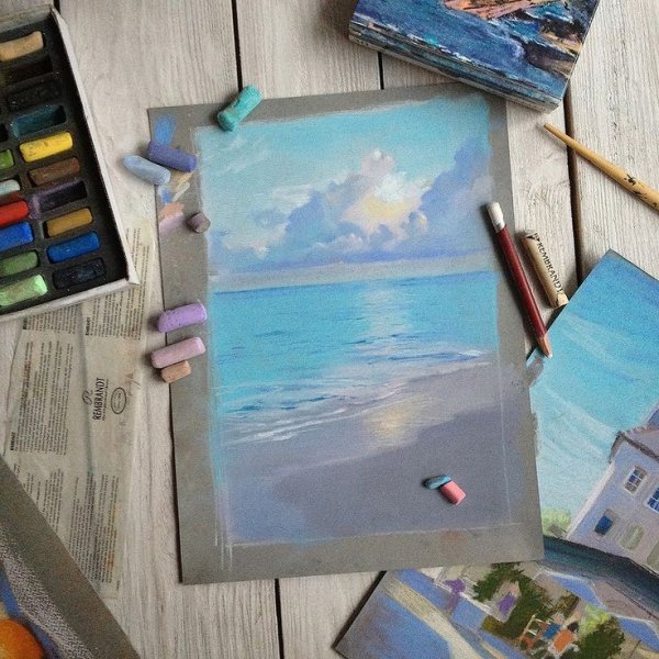 Море пастелью Елена таткина