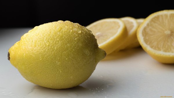 Обои с лимонами