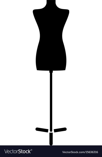 Манекен для одежды силуэт