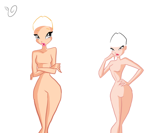 Красивые манекены для рисования