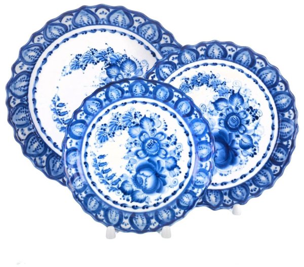 Столовый сервиз Гжель