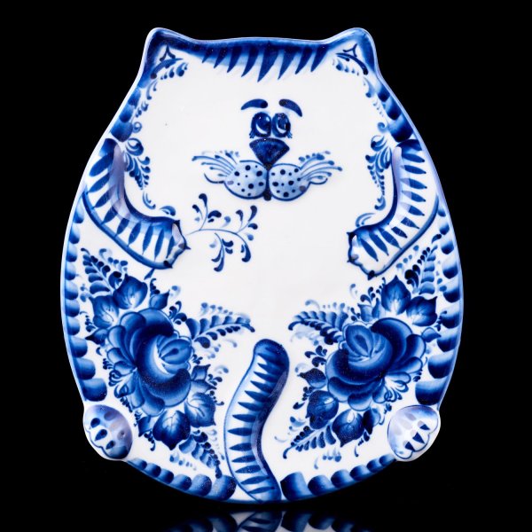 Гжель тарелка