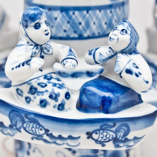 Фигурки Расписанные под Гжель