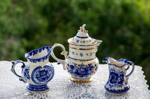 Молочник Гжель