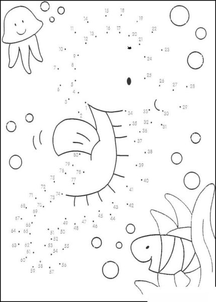 Рисование по цифрам сложные